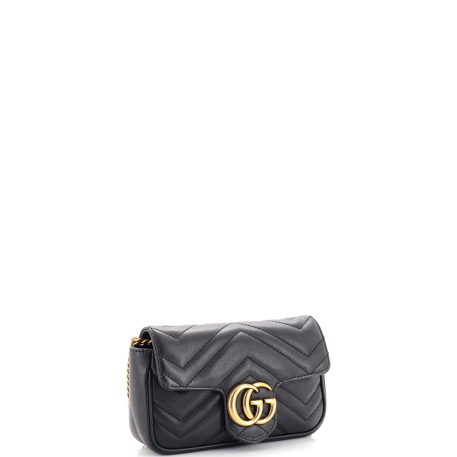 GG Marmont Flap Bag Matelasse Leather Super Mini