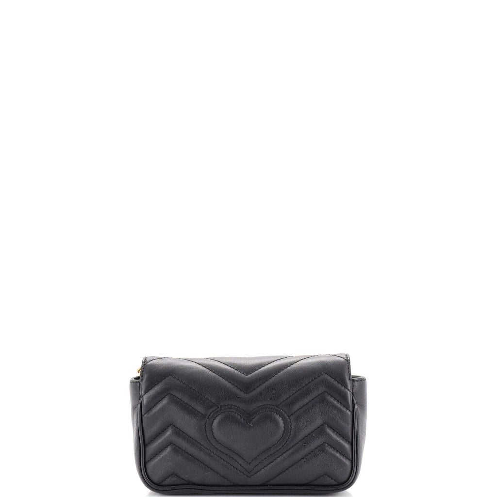 GG Marmont Flap Bag Matelasse Leather Super Mini