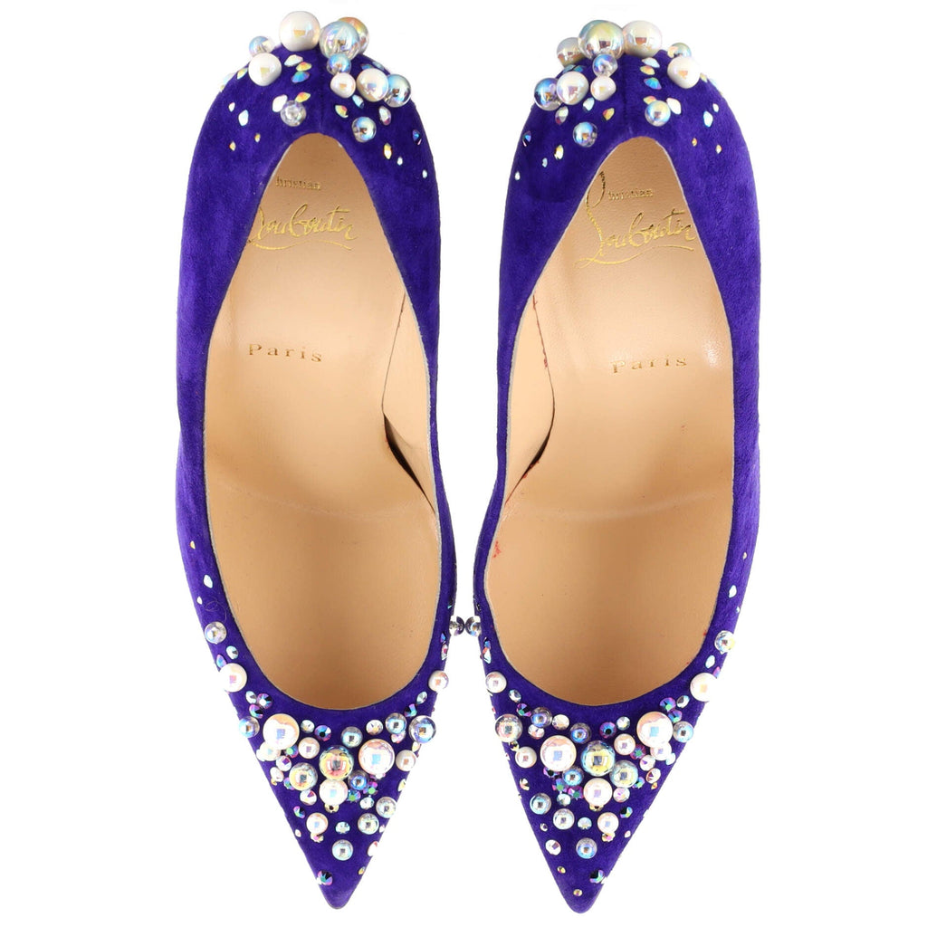 Women's Candidate Pumps Embellished Suede 100