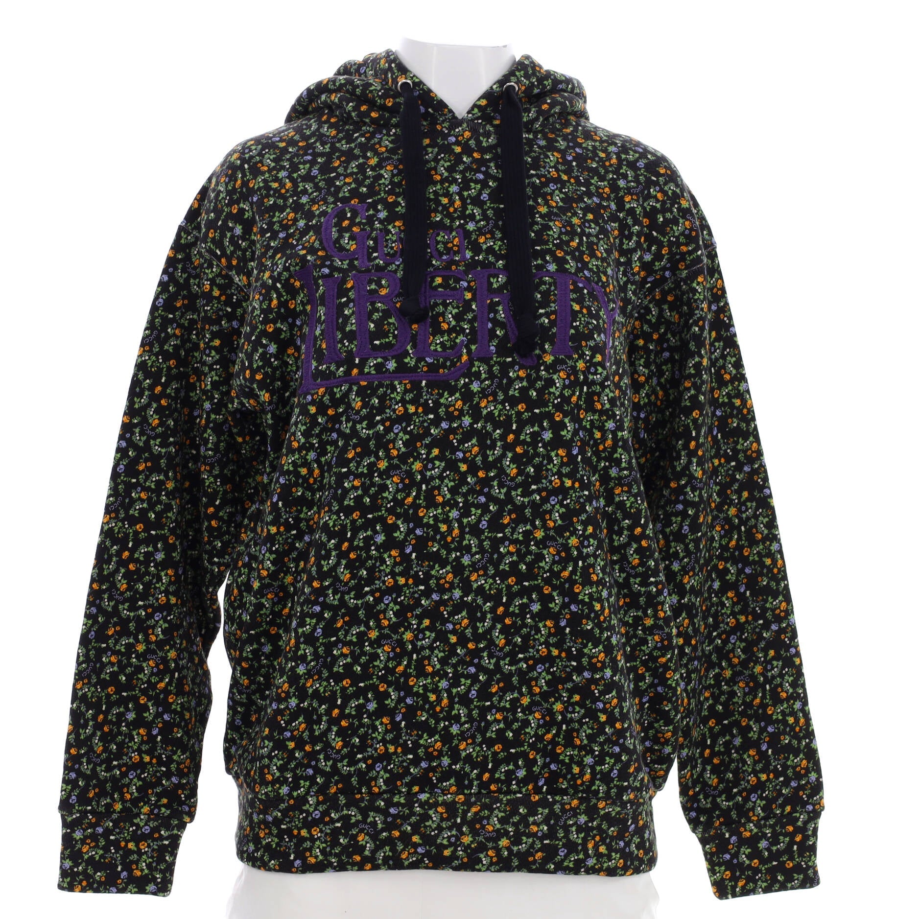 x Liberty Women's London Hoodie Floral Printed Cotton