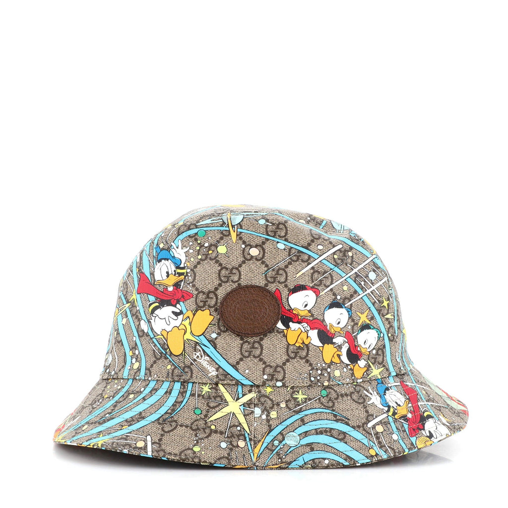 Disney Donald Duck Bucket Hat Printed GG Coated Canvas XL