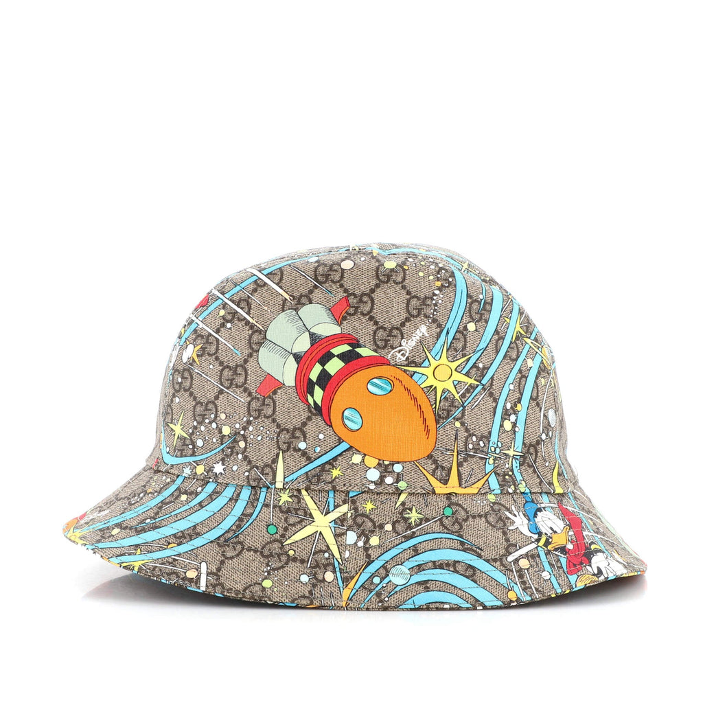 Disney Donald Duck Bucket Hat Printed GG Coated Canvas XL