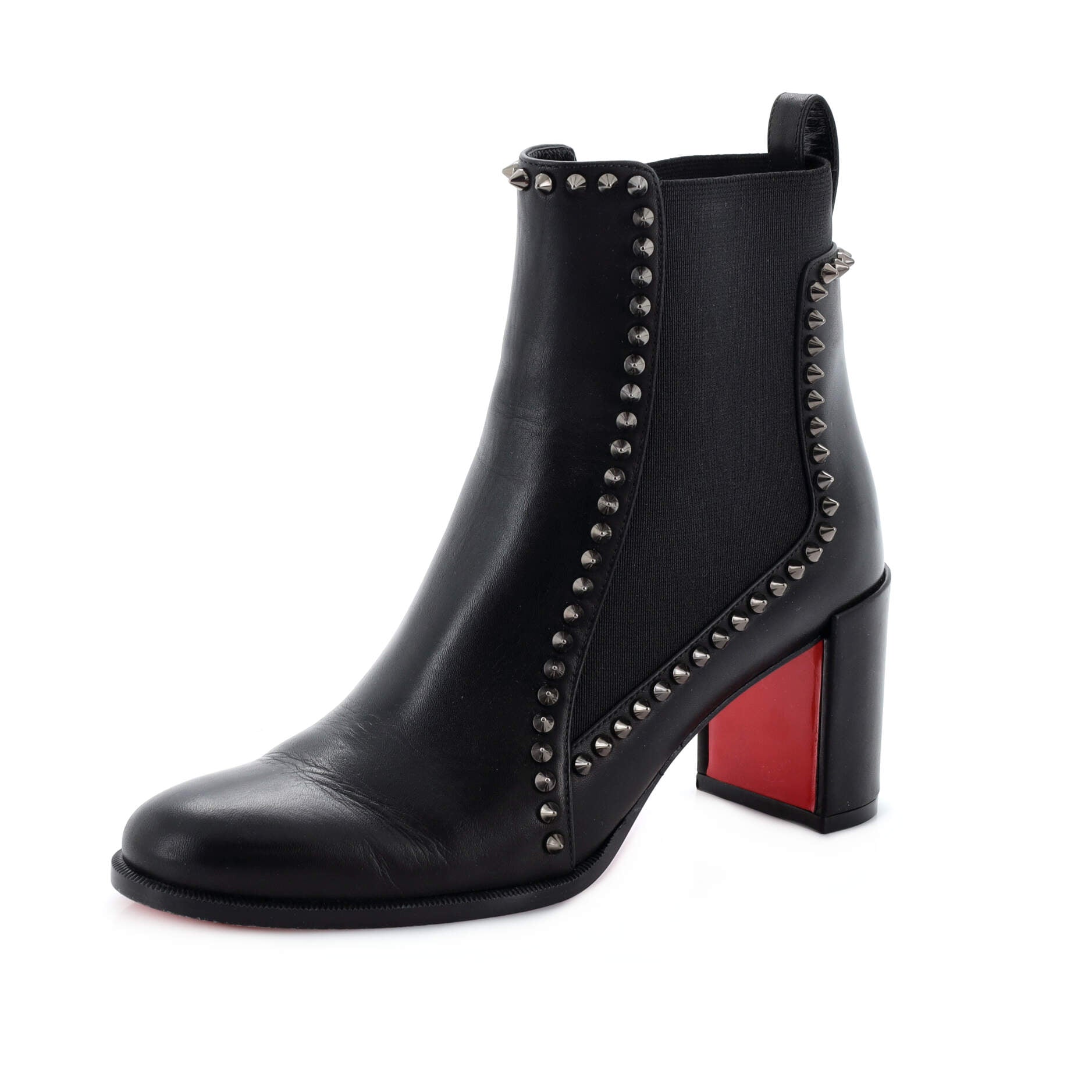 Women's Out Line Spike Chelsea Boots Leather 70