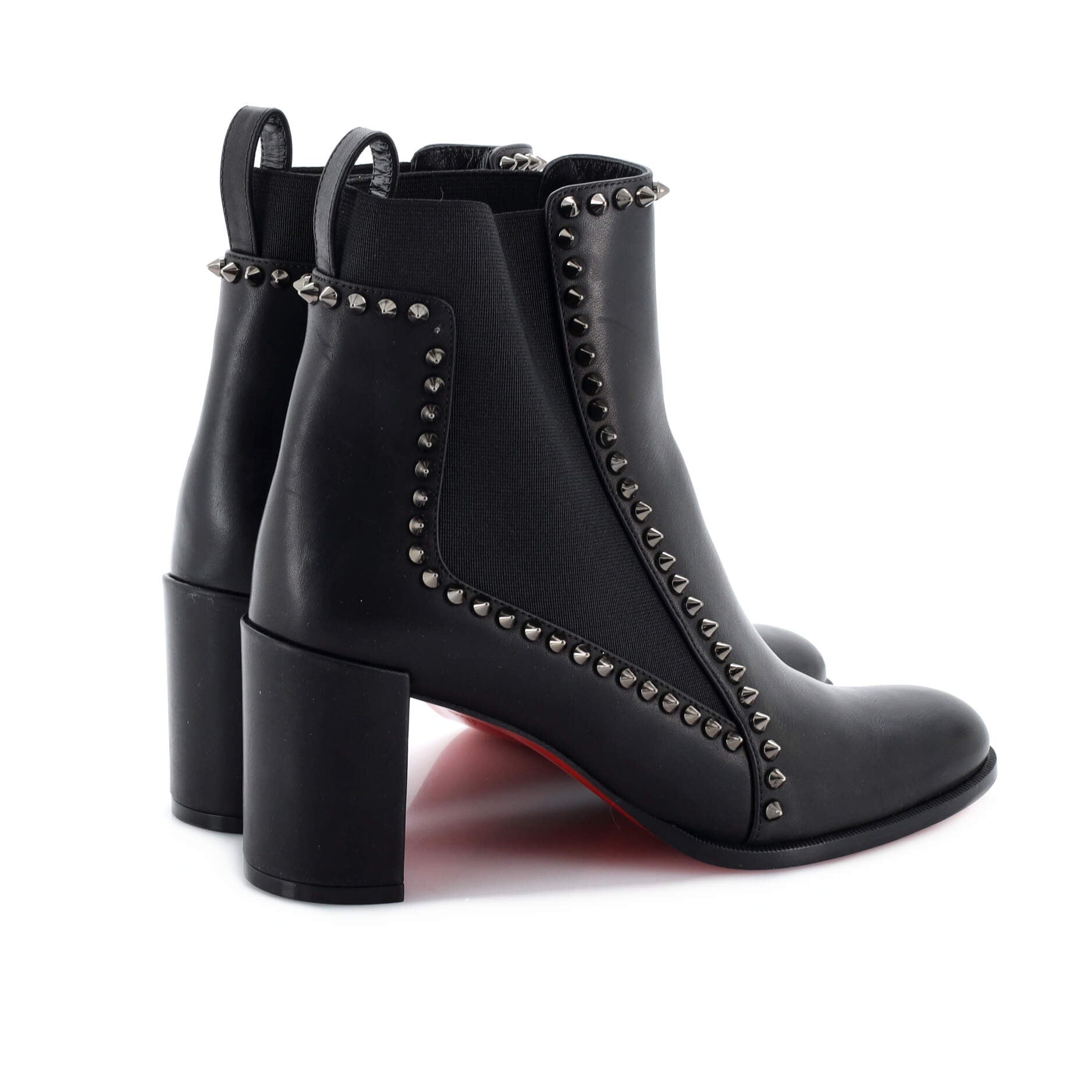 Women's Out Line Spike Chelsea Boots Leather 70