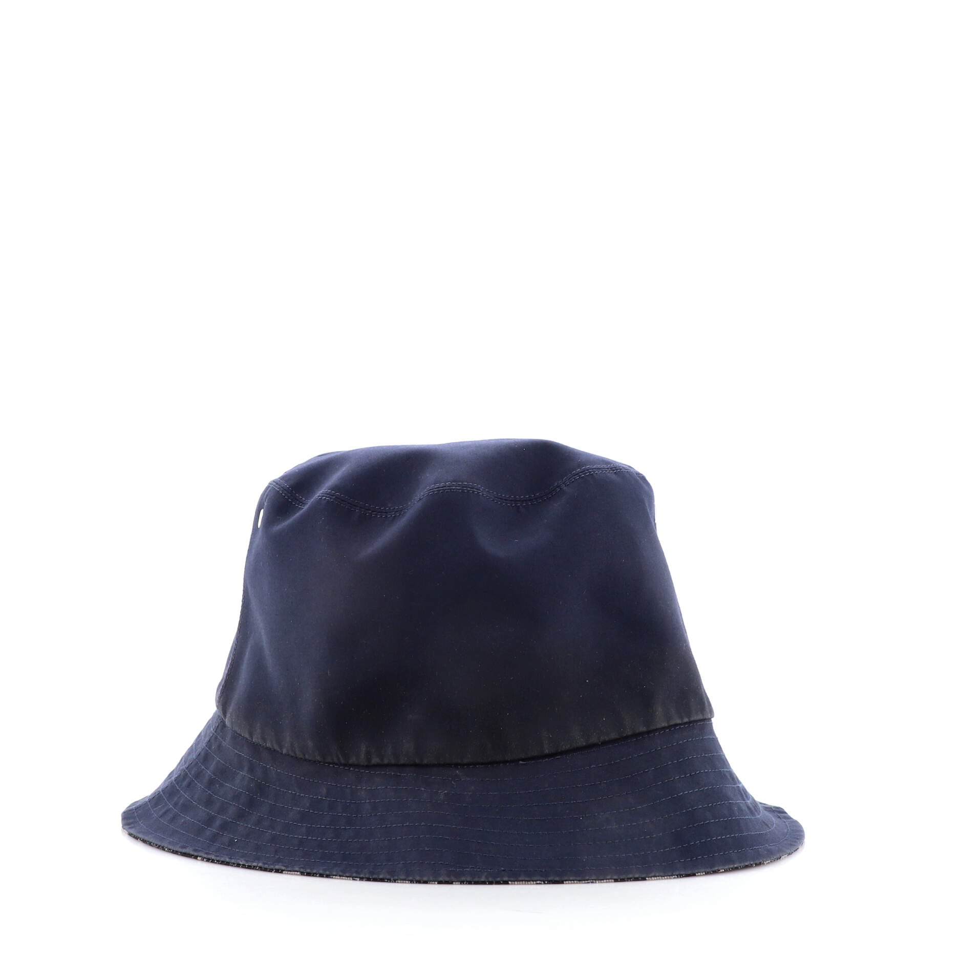 Teddy D Reversible Bucket Hat Cotton and Oblique Canvas