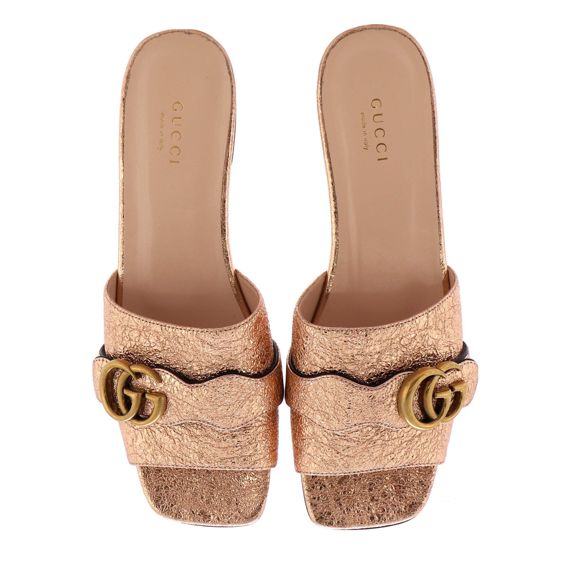 Women's GG Marmont Slide Sandals Leather