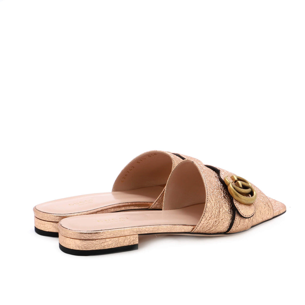 Women's GG Marmont Slide Sandals Leather