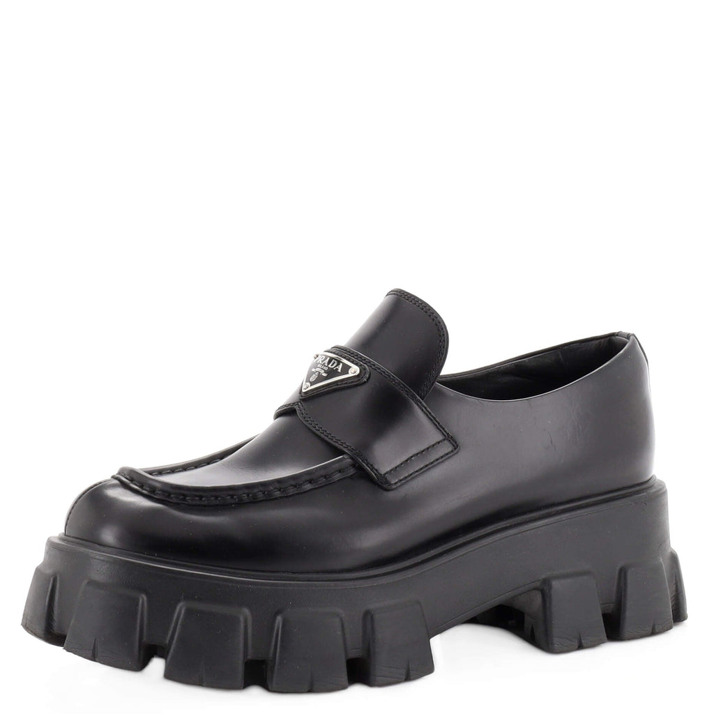 Women's Monolith Loafers Leather