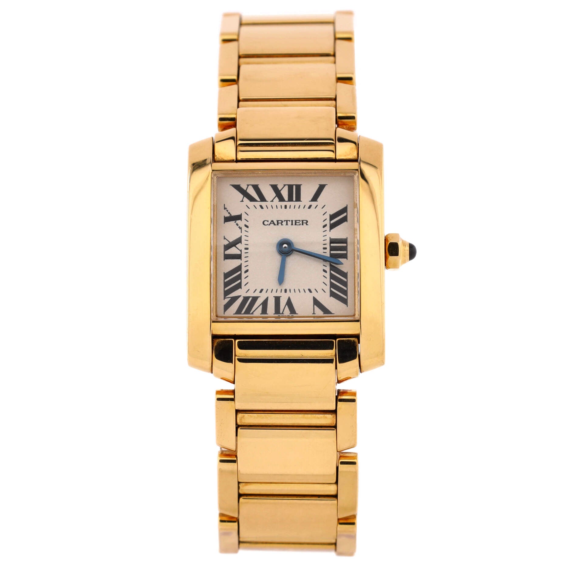 Tank Francaise Quartz Watch Yellow Gold 20