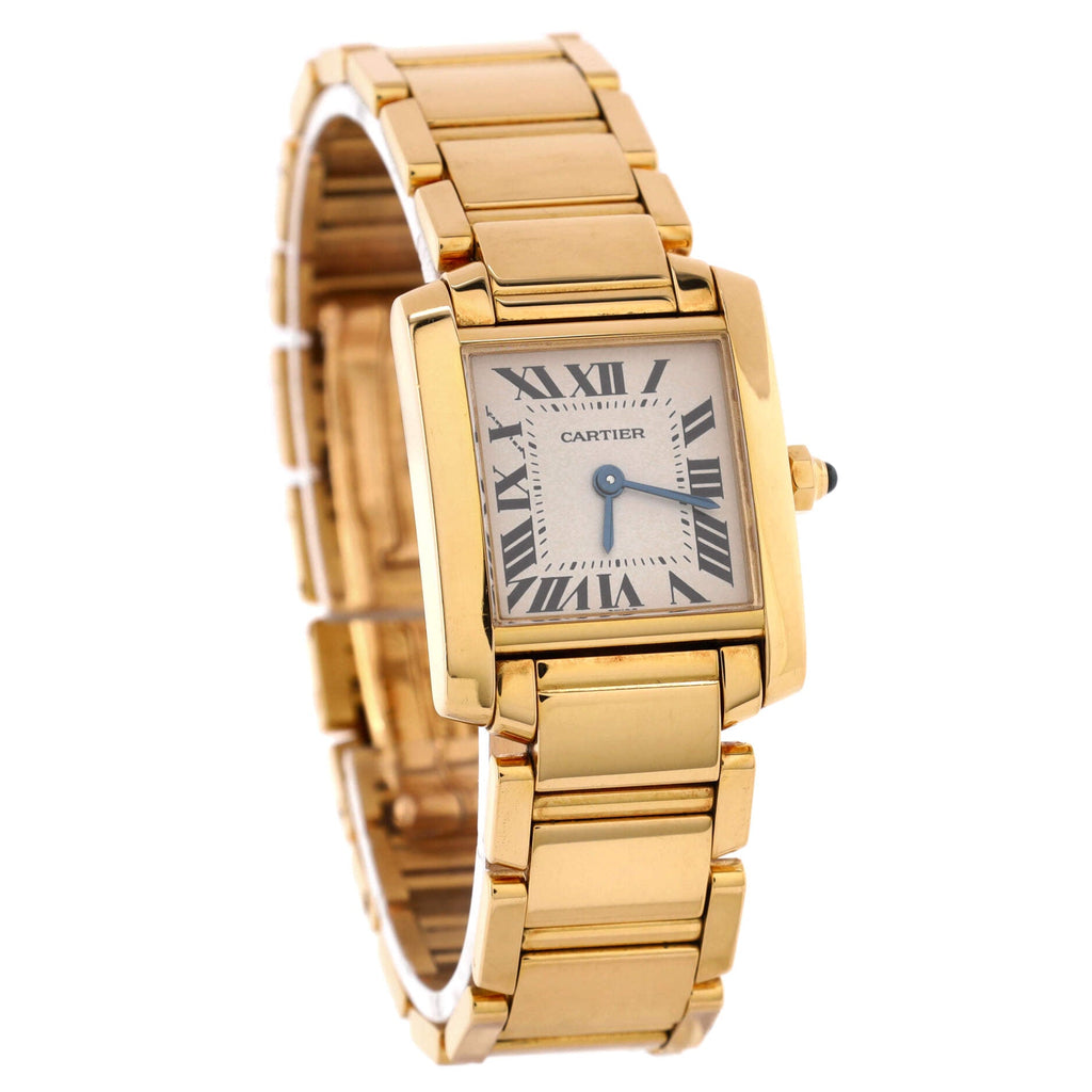 Tank Francaise Quartz Watch Yellow Gold 20