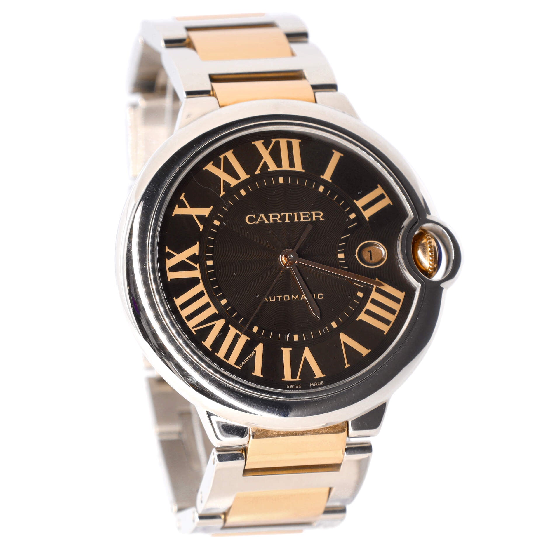 Ballon Bleu de Cartier Automatic Watch Stainless Steel and Rose Gold 42