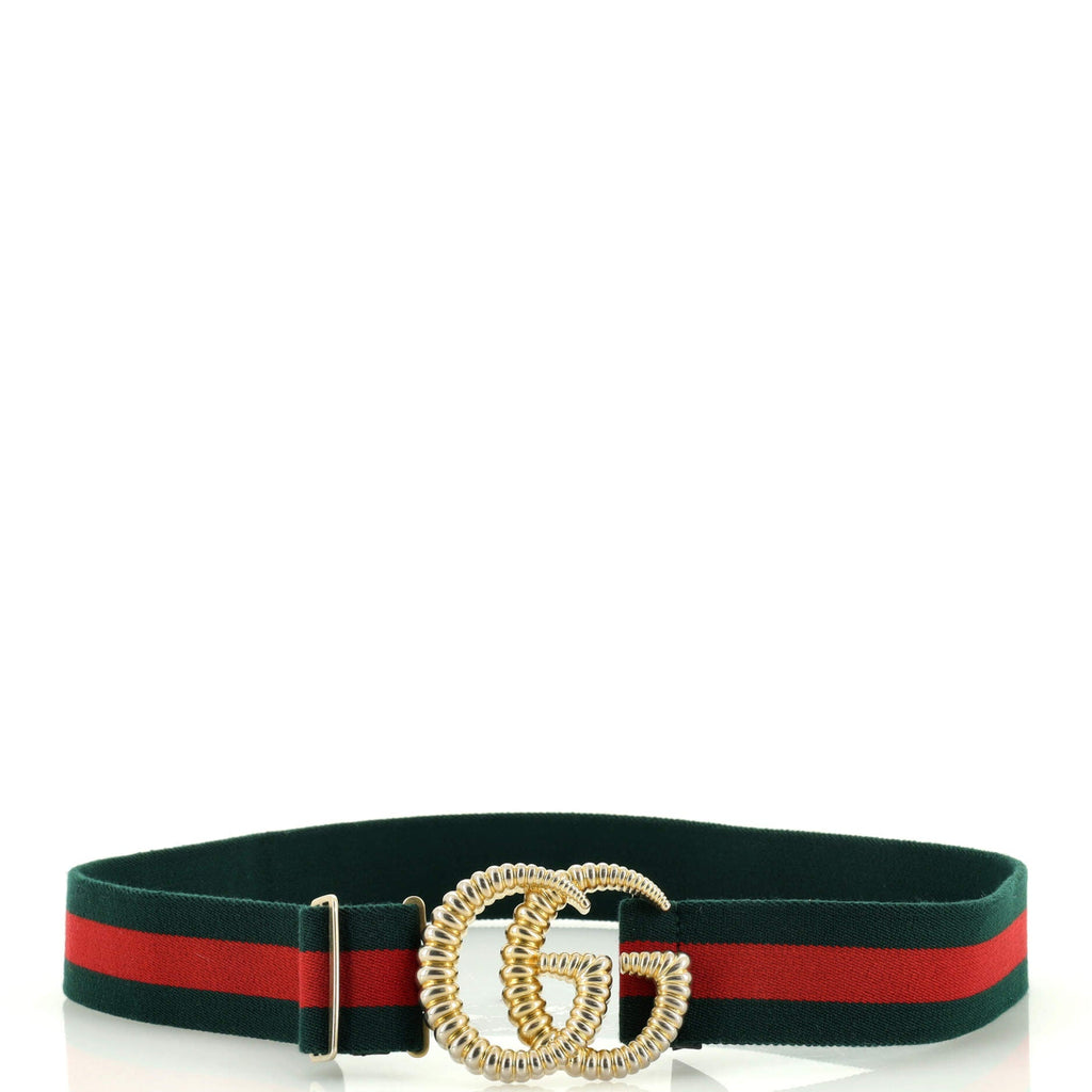 GG Torchon Web Belt Canvas Wide 85