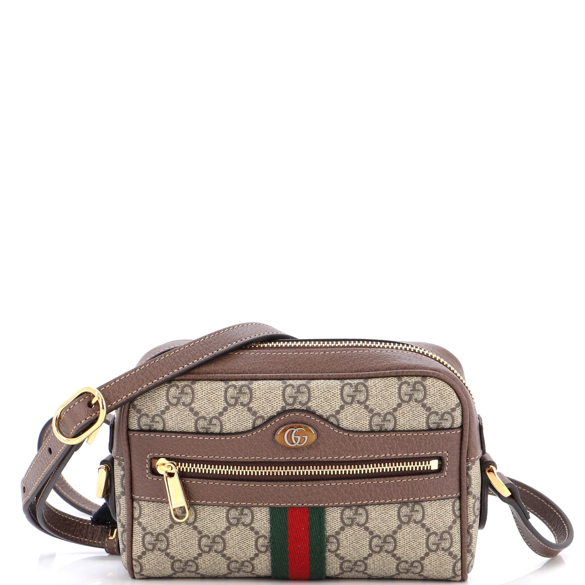 Ophidia Shoulder Bag GG Coated Canvas Mini