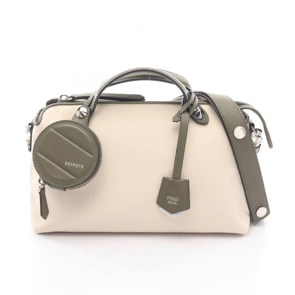 Fendi BY THE WAY MEDIUM Canvas Leather Handbag