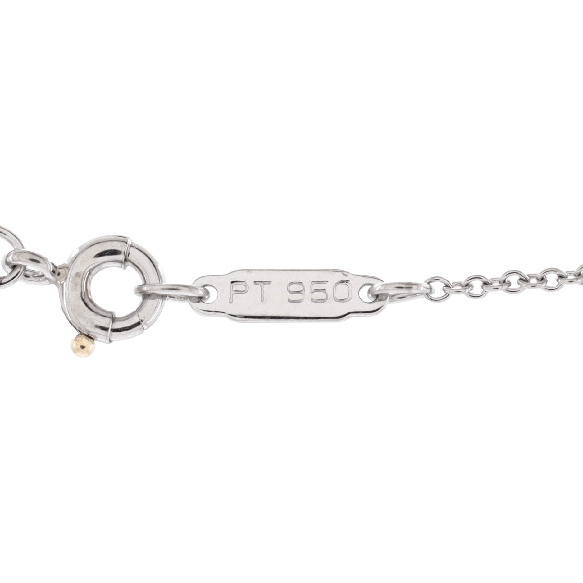 Cross Pendant Necklace Platinum and Diamonds Small