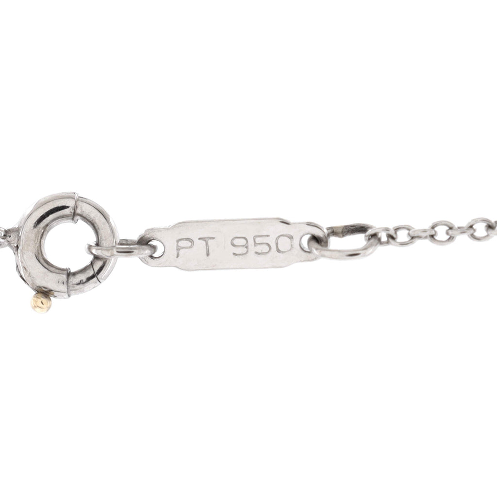 Etoile Cross Pendant Necklace Platinum with Diamonds