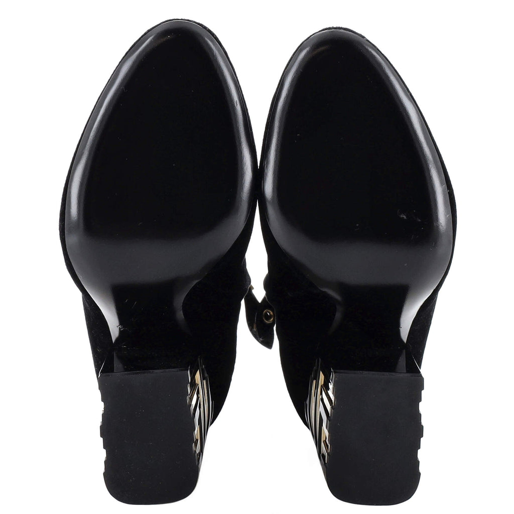 Women's Monumenta Ankle Boots Velvet with Metal