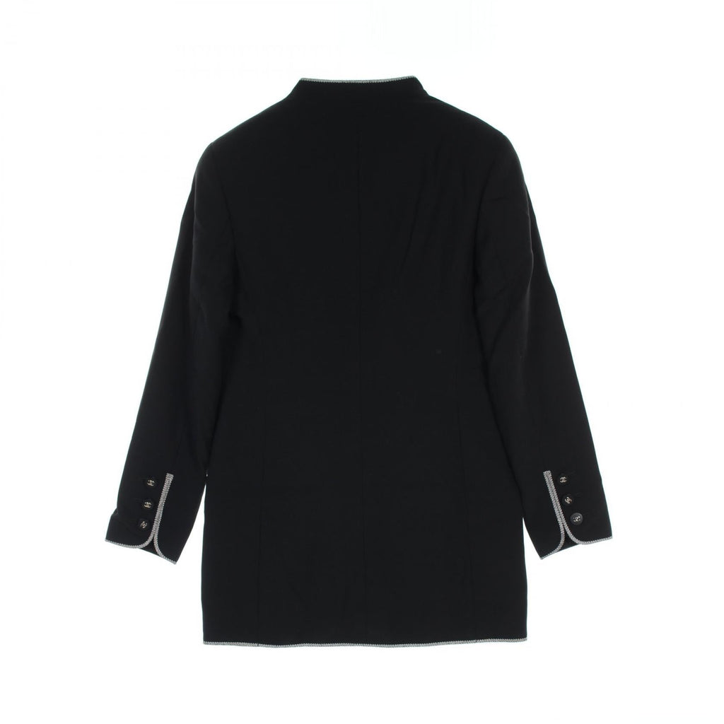 Chanel Coco Mark Button Wool Outerwear