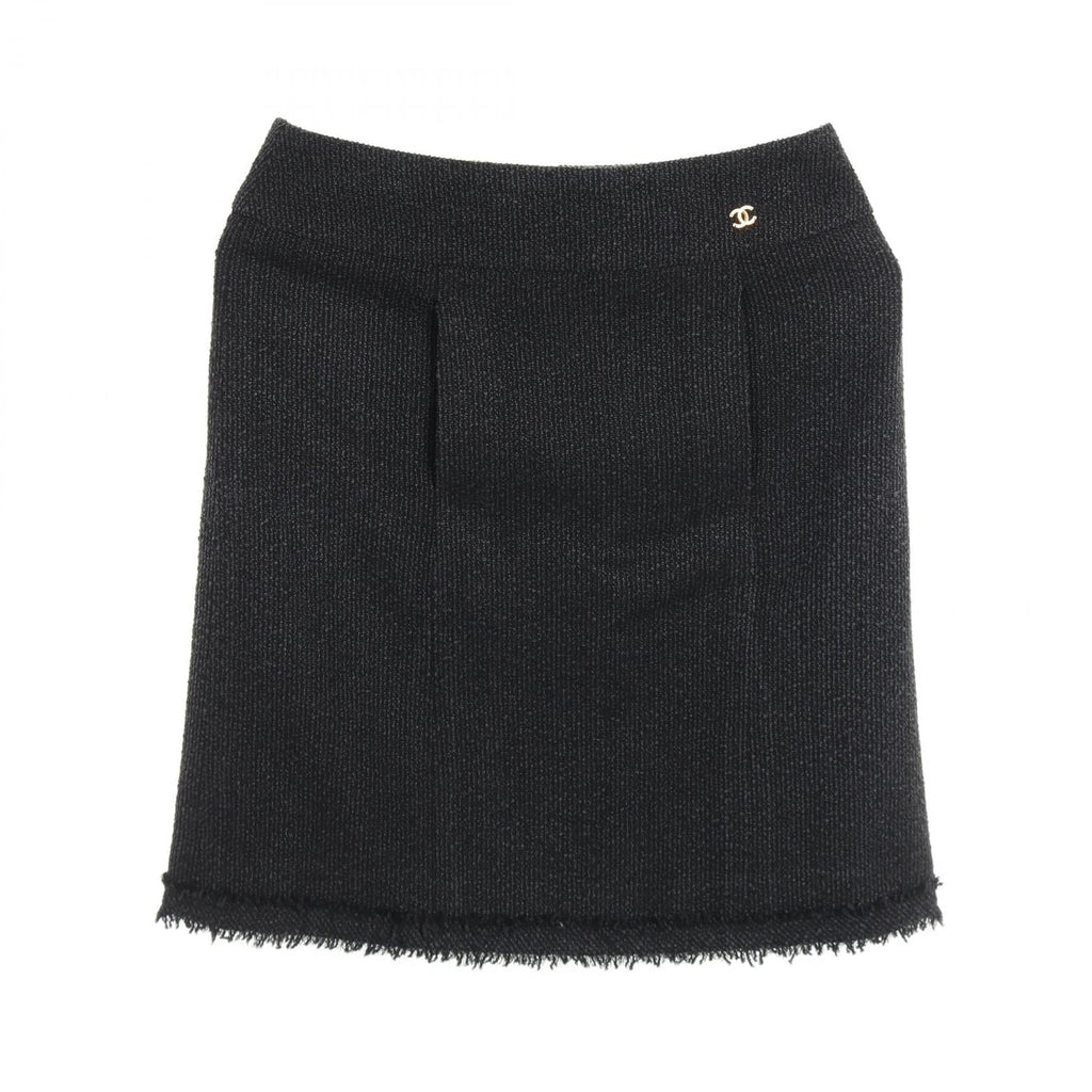 Chanel Wool Silk Skirt