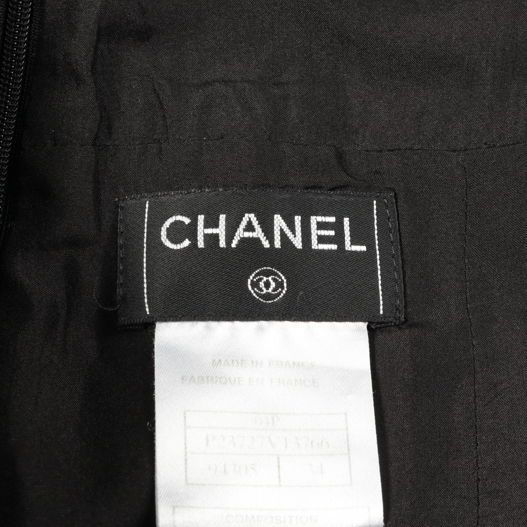 Chanel Wool Silk Skirt
