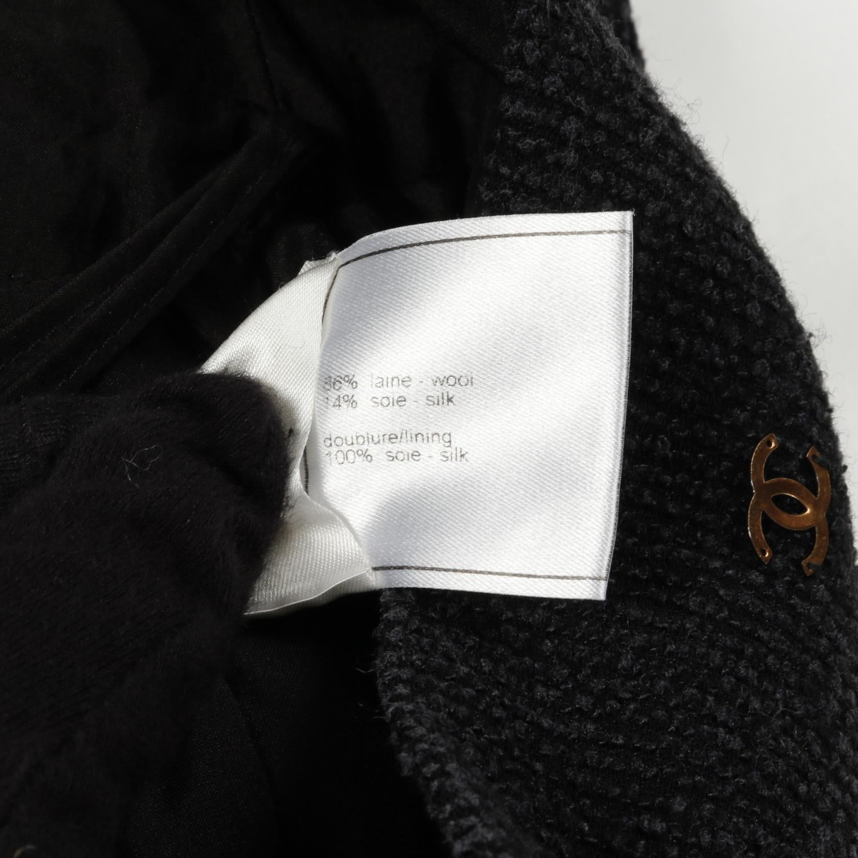 Chanel Wool Silk Skirt
