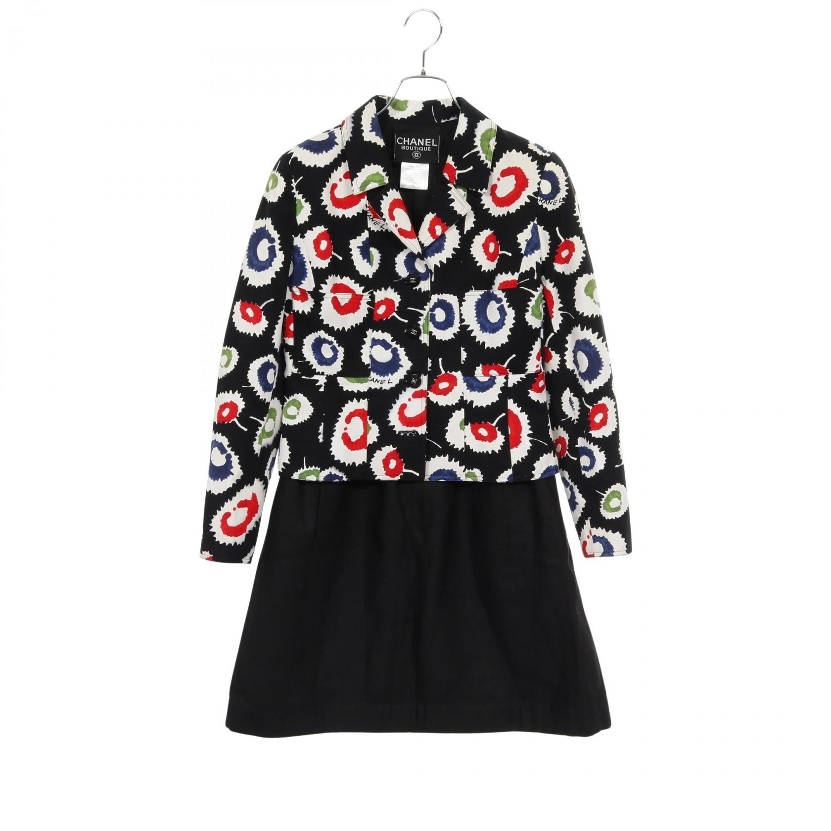 Chanel Coco Mark Button Cotton Setup
