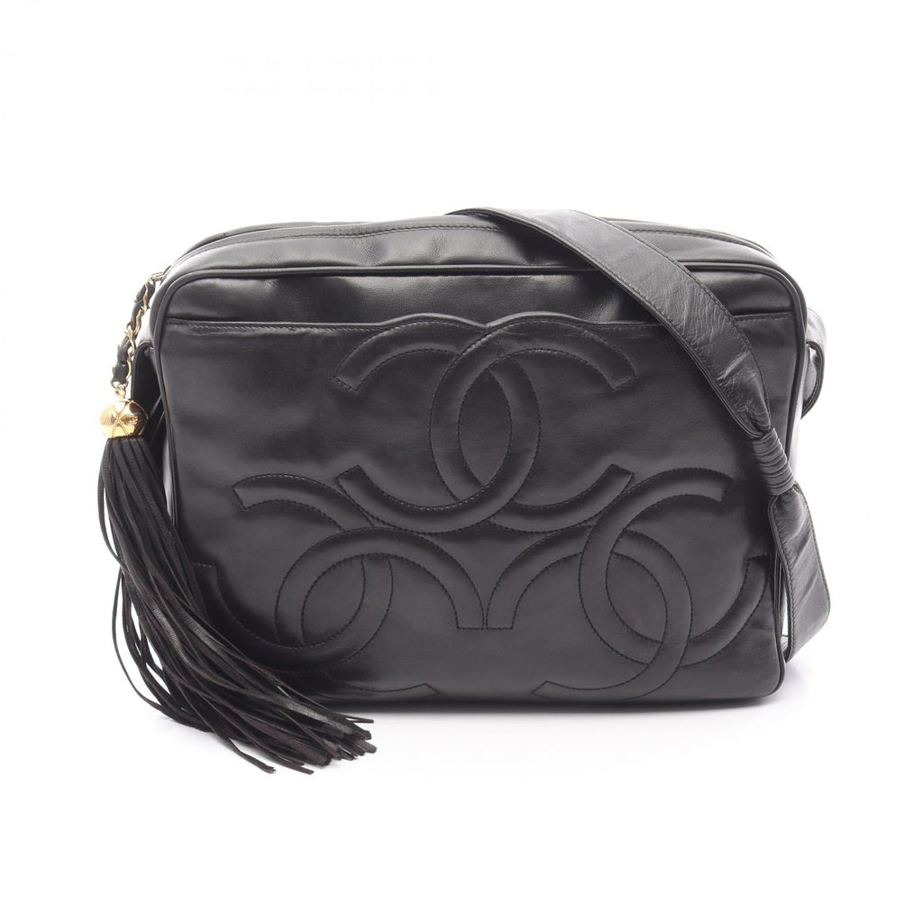 Chanel Triple Coco Mark Calfskin Shoulder Bag