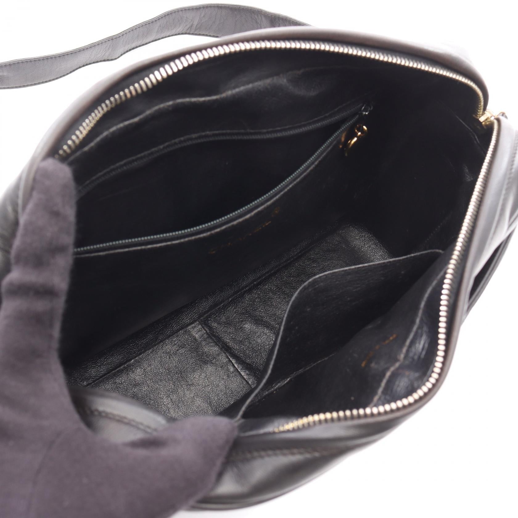 Chanel Triple Coco Mark Calfskin Shoulder Bag