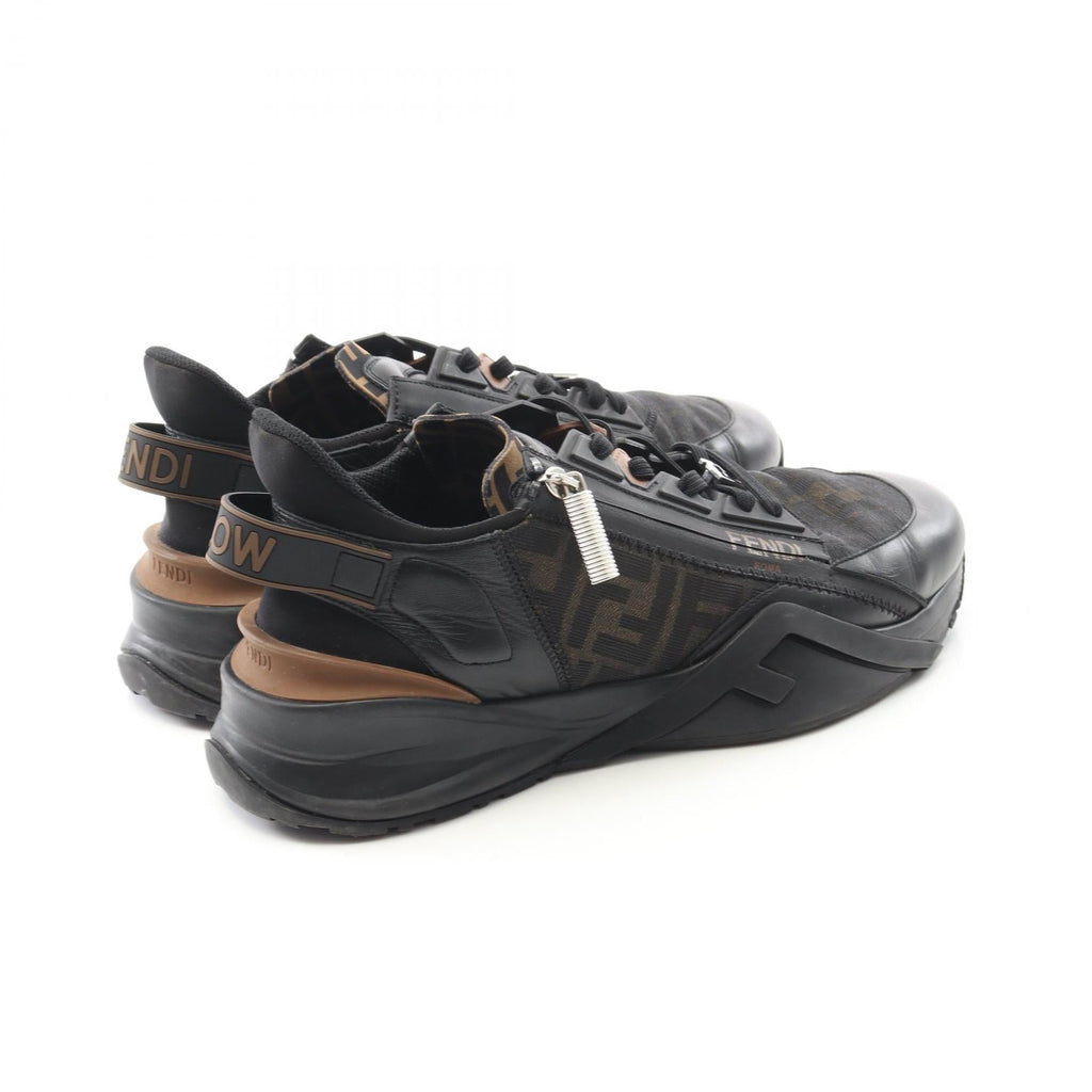 Fendi Flow Leather Fabric Sneakers