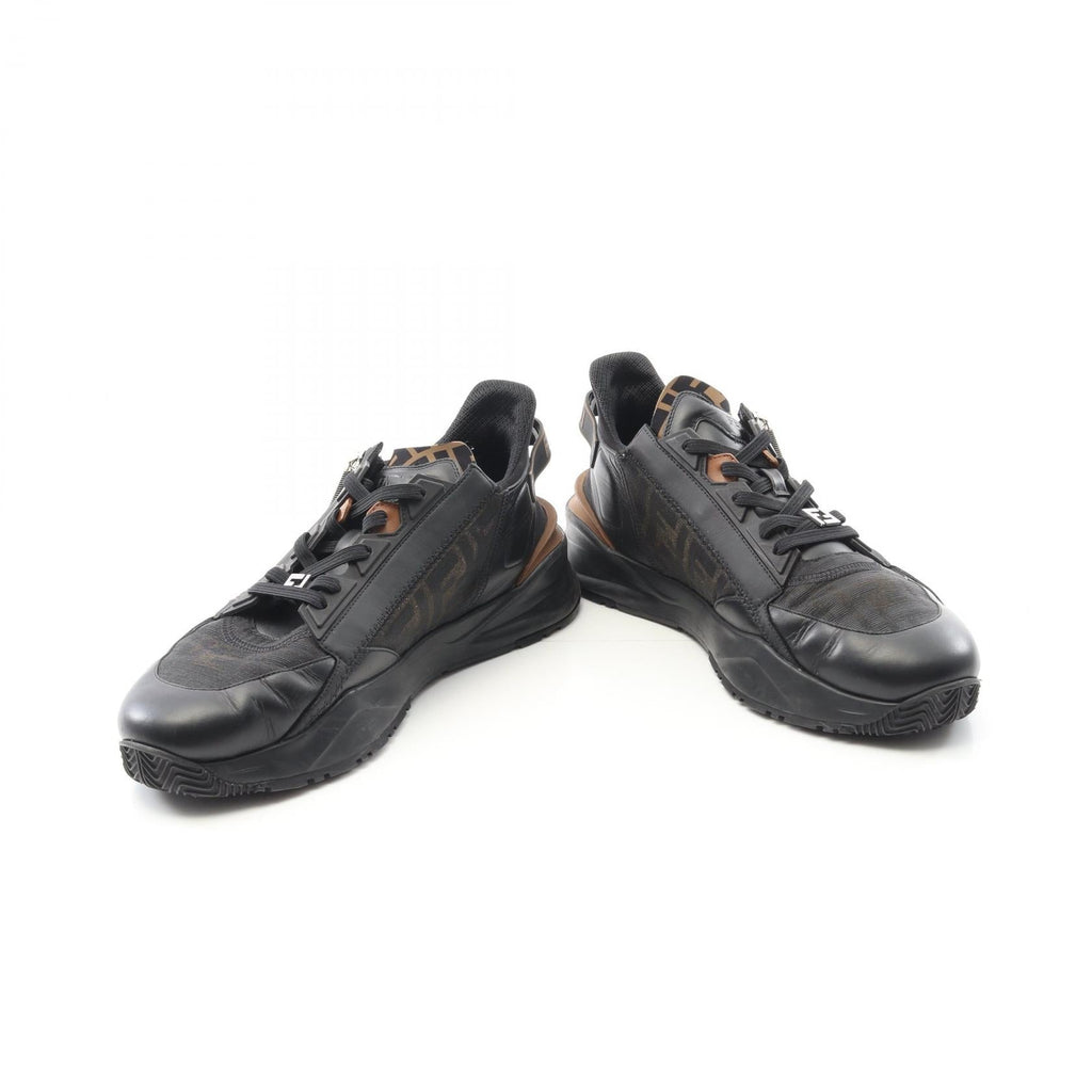 Fendi Flow Leather Fabric Sneakers