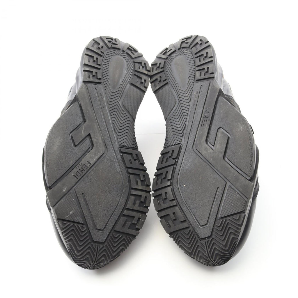 Fendi Flow Leather Fabric Sneakers