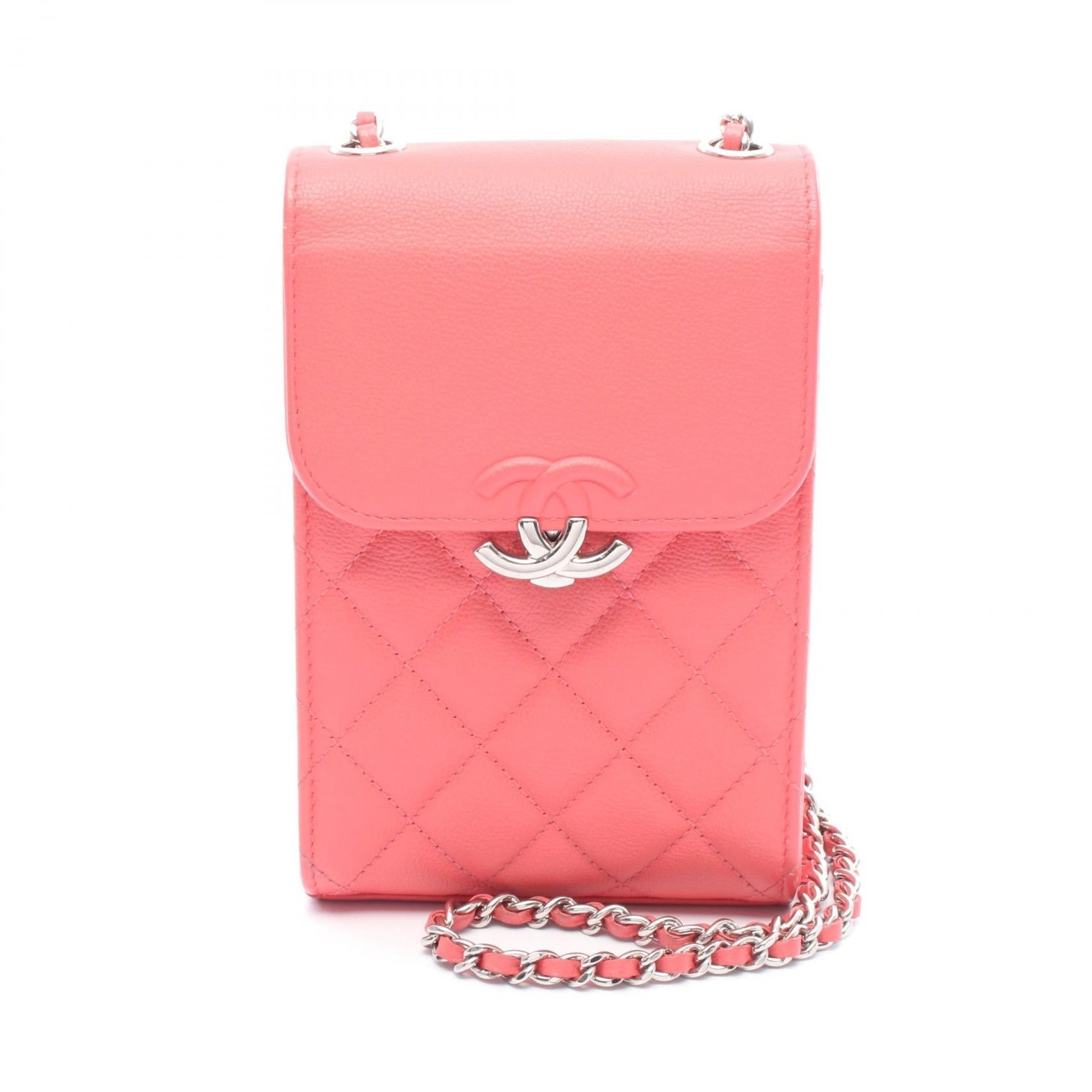 Chanel Half Coco Mark Matelasse Calf Shoulder Bag