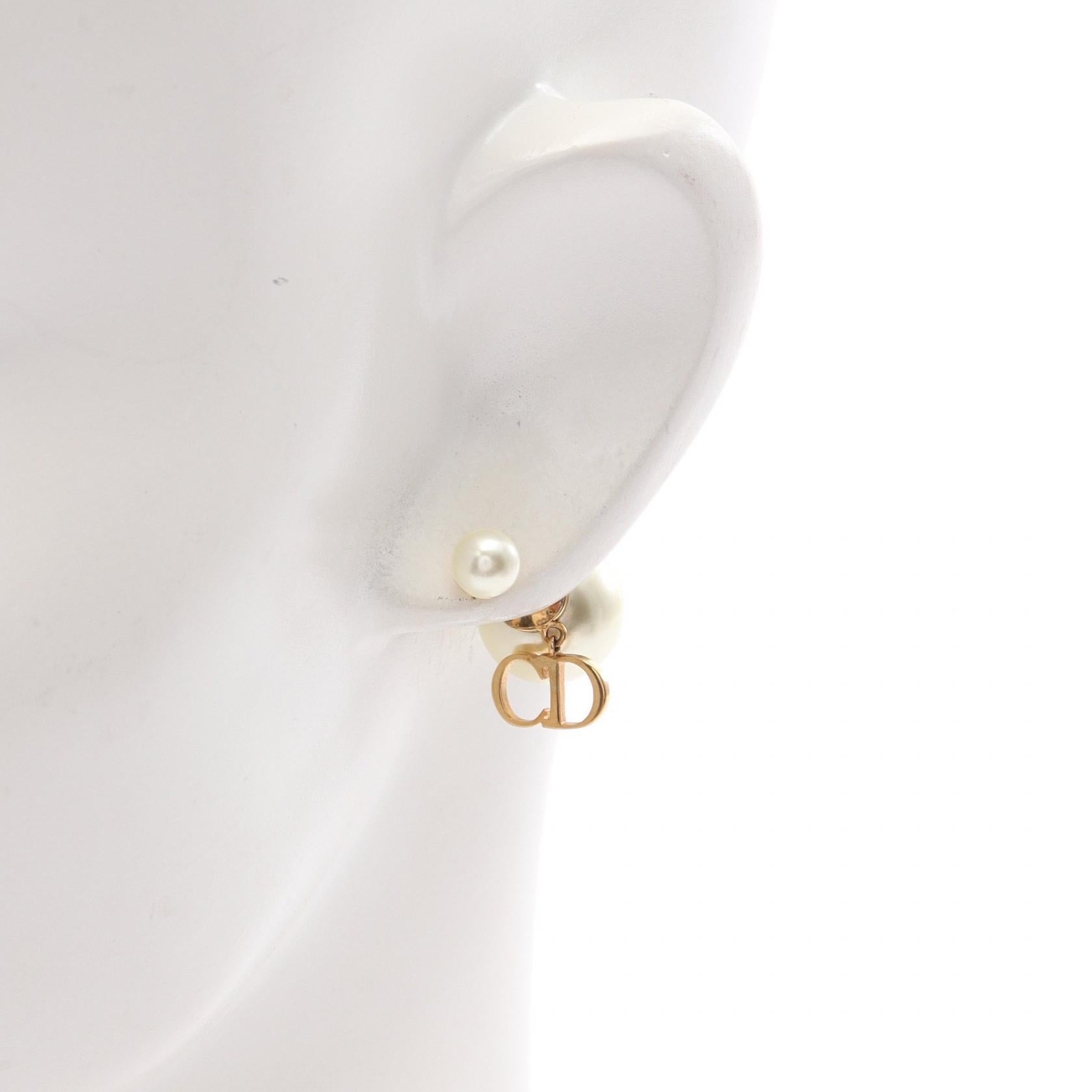 Dior Tribales CD Logo Earrings
