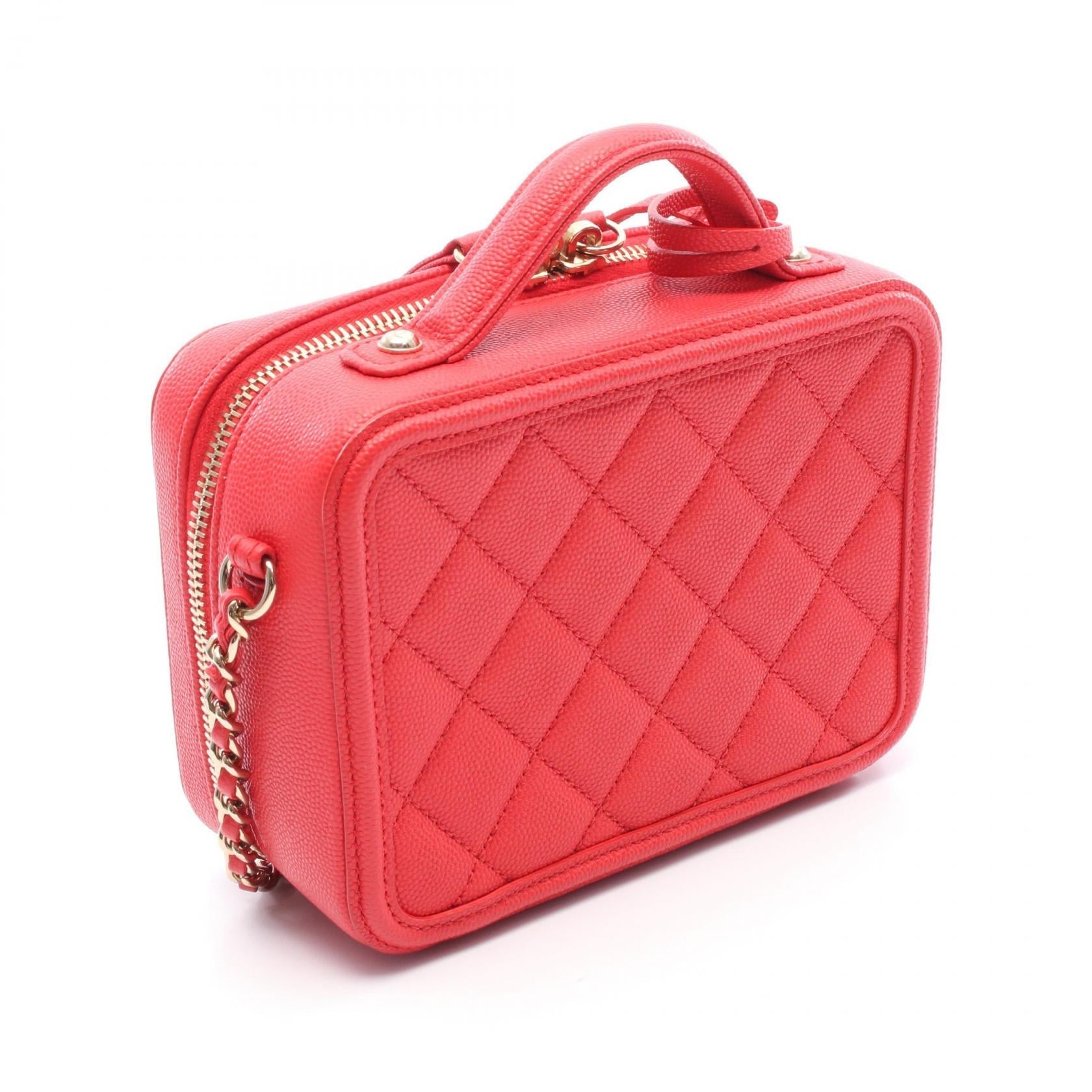 Chanel CC Filigree Small Calf 2way Bag