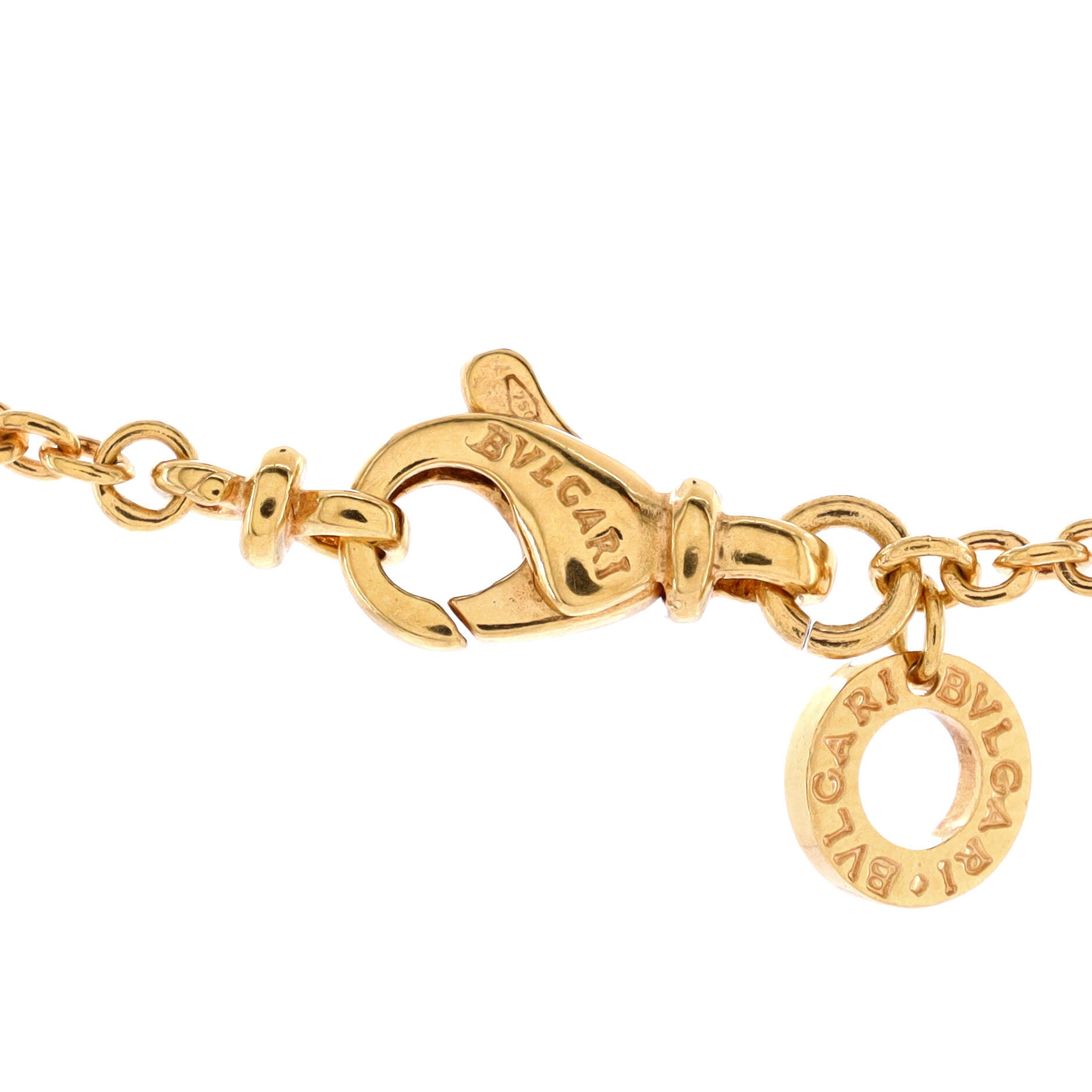 B.Zero1 Pendant Necklace 18K Yellow Gold Small