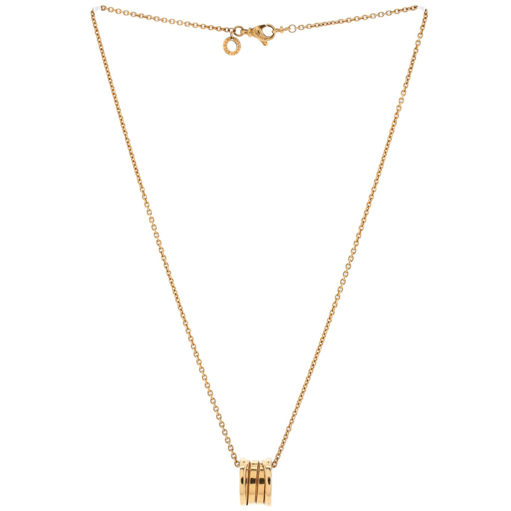 B.Zero1 Pendant Necklace 18K Yellow Gold Small