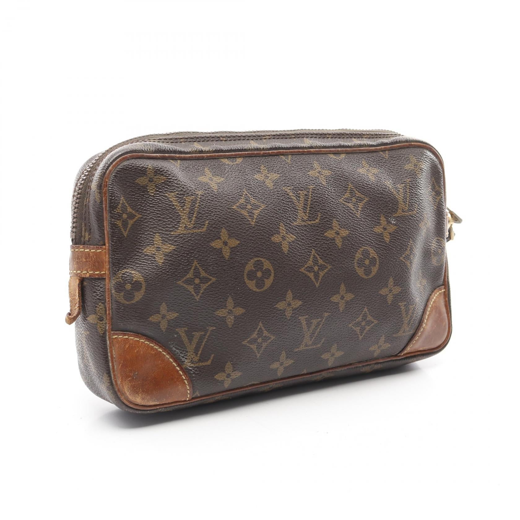 Louis Vuitton Marly Dragonne Monogram Clutch Bag