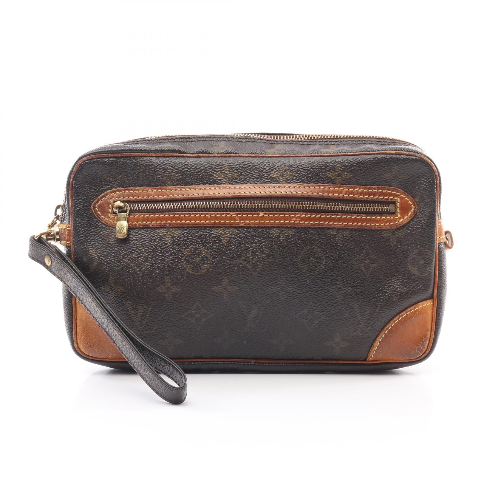 Louis Vuitton Marly Dragonne Monogram Clutch Bag
