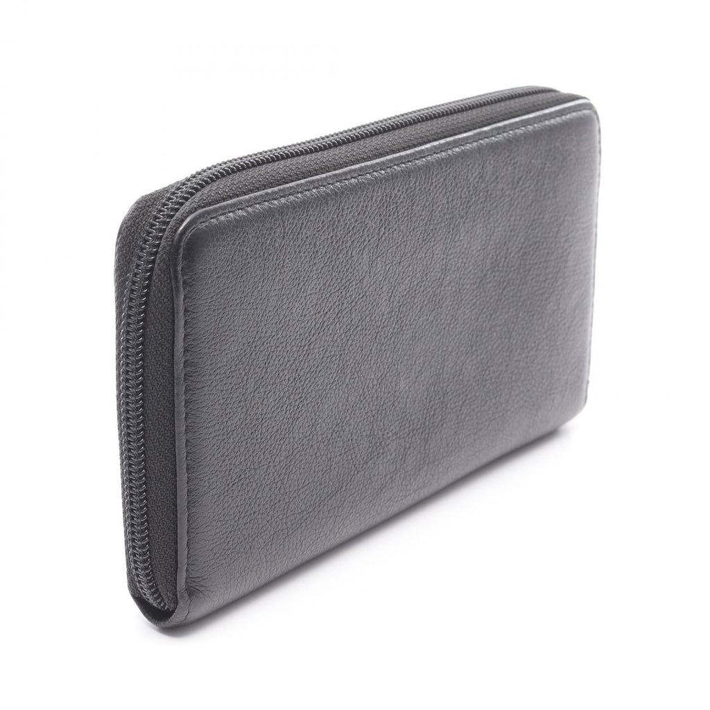 Chanel Coco Mark Leather Wallet