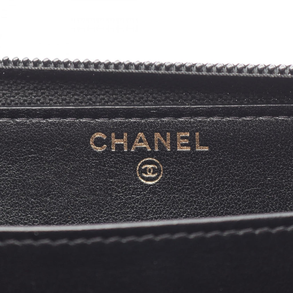 Chanel Coco Mark Leather Wallet