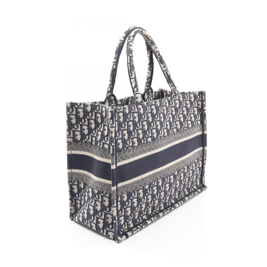 Dior BOOK TOTE Oblique Canvas Tote Bag