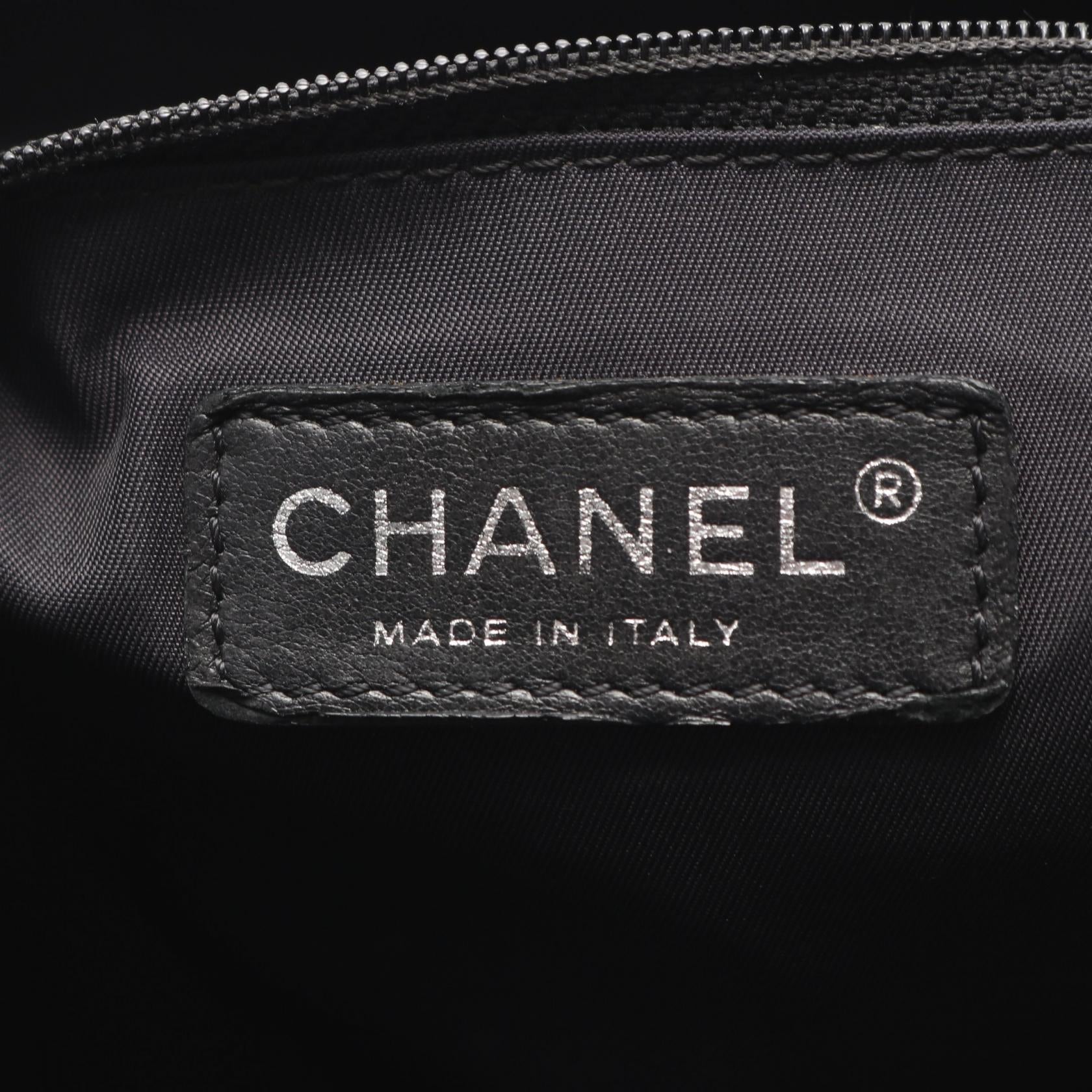Chanel Paris Biarritz PVC Coated Canvas Tote Bag