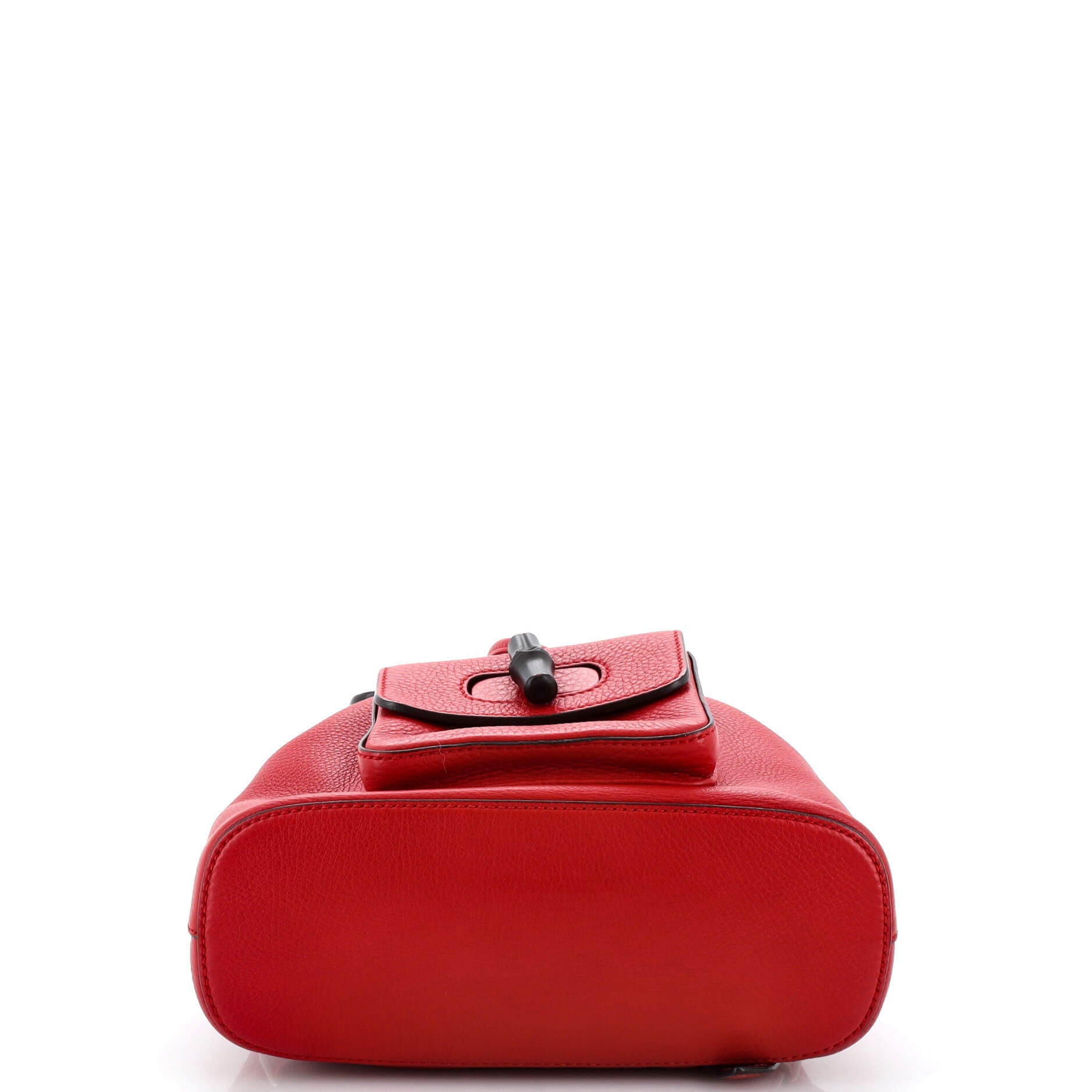 Bamboo Tassel Backpack Leather Mini