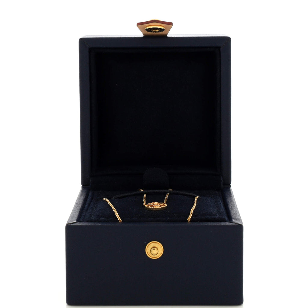 Blossom BB Pendant Necklace 18K Rose Gold with Diamonds