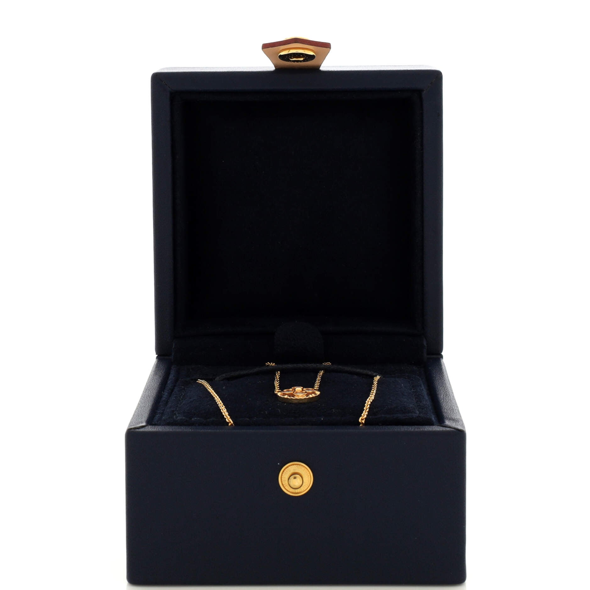 Blossom BB Pendant Necklace 18K Rose Gold with Diamonds