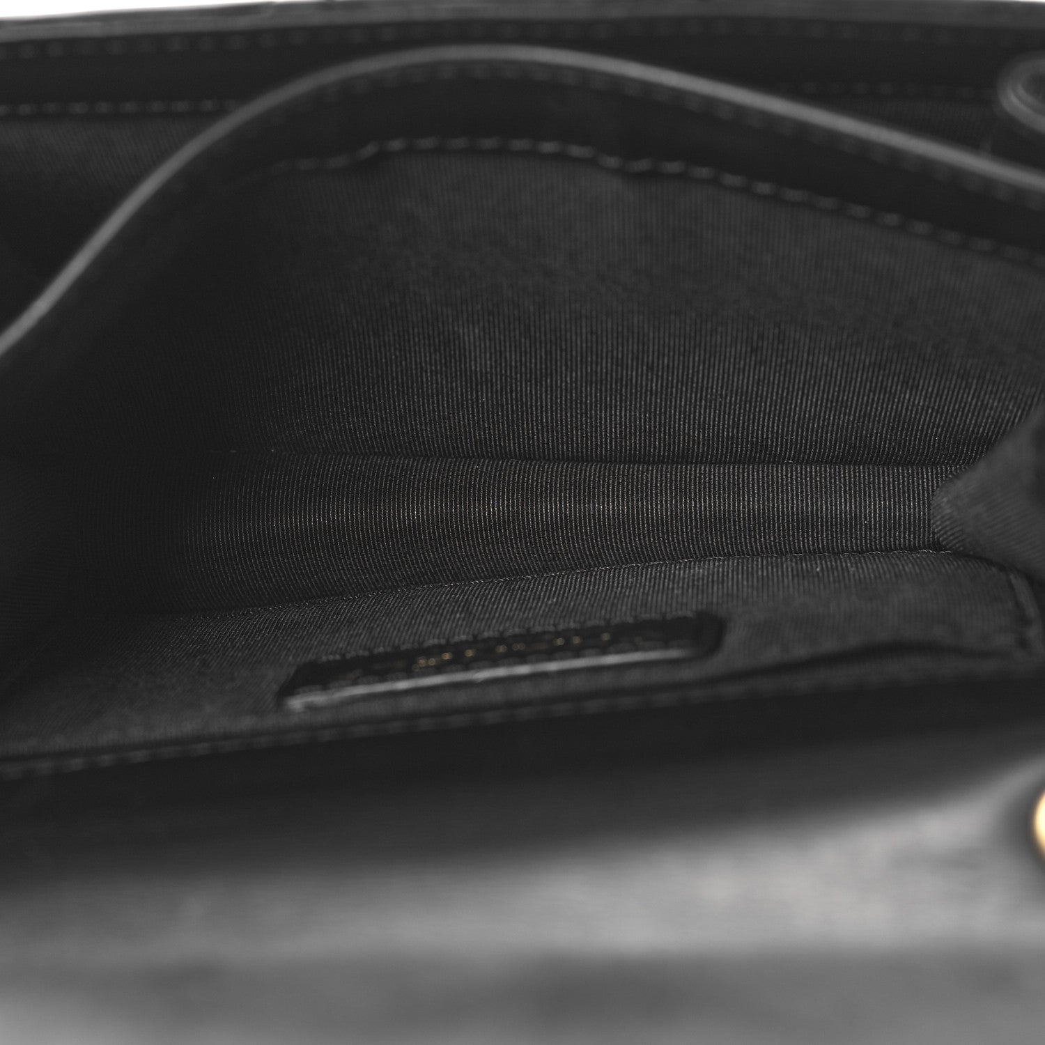 Lambskin Quilted CC Chain Flap Black