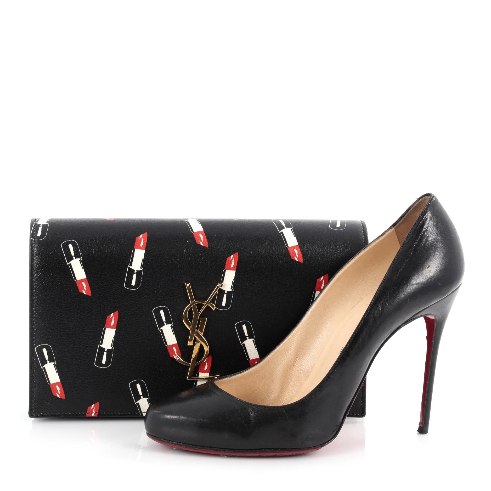 Classic Monogram Clutch Printed Leather