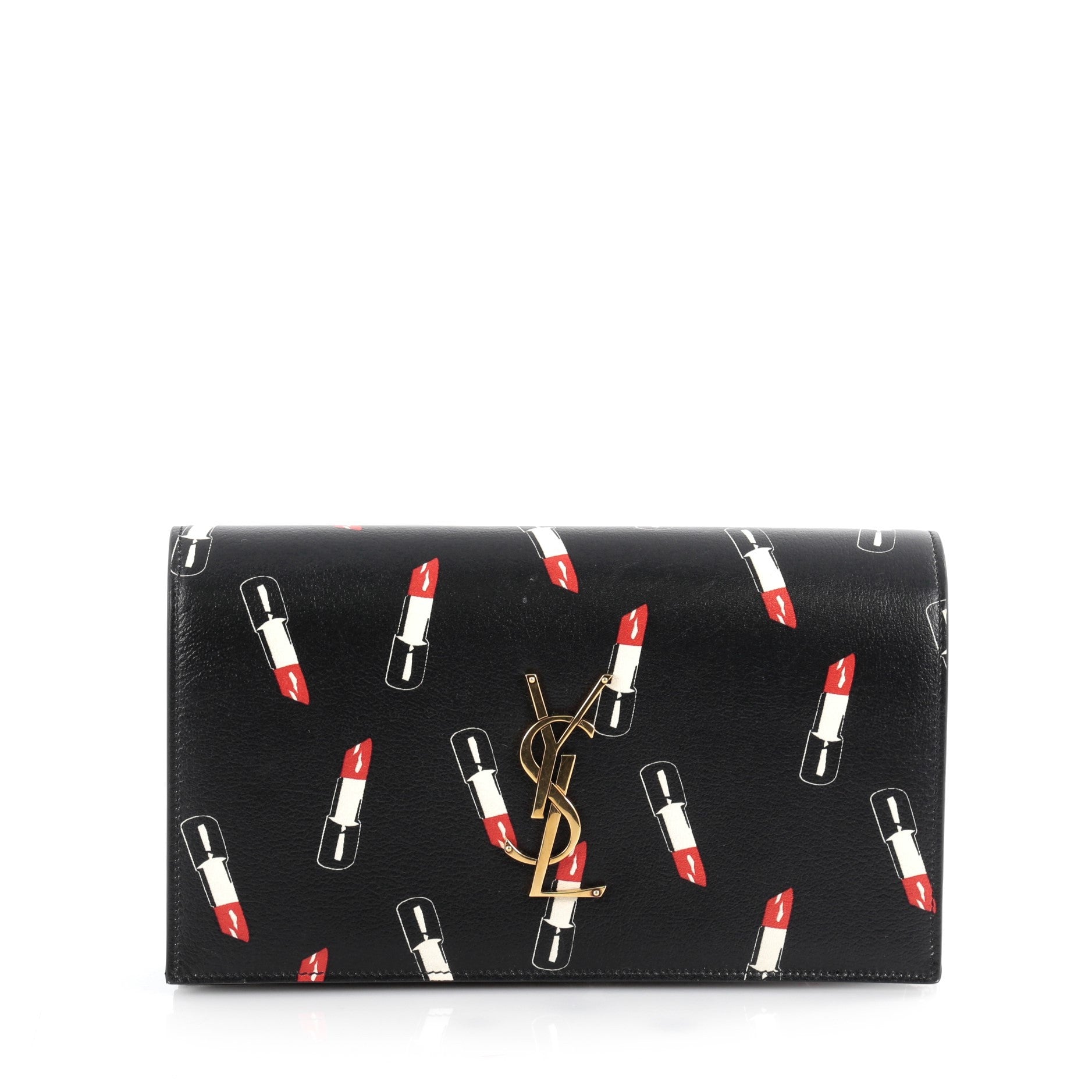 Classic Monogram Clutch Printed Leather