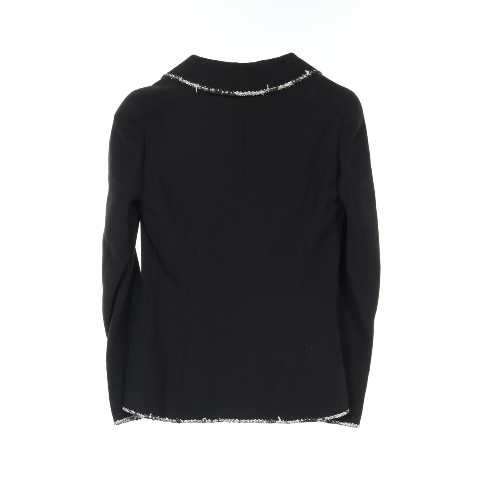 Chanel 05C Coco Mark Wool Tailored Jacket