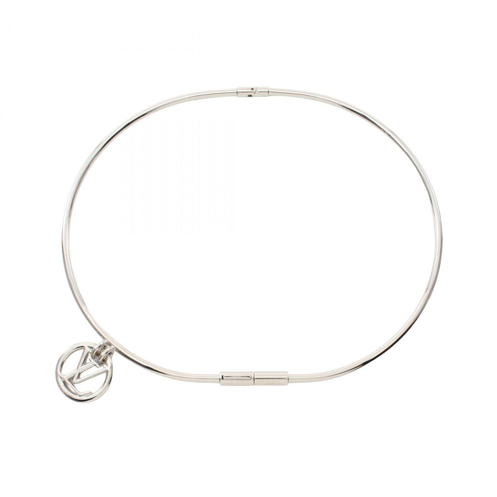 Louis Vuitton Logo Charm Stainless Steel Belt